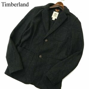 Timberland ティンバーランド 秋冬 ウール混★ ニット アンコン テーラード ジャケット Sz.S/P メンズ グレー A3T13086_B#Kの画像1