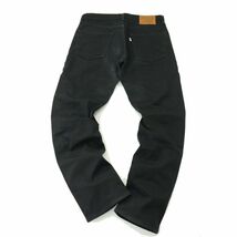 Levi's 505 リーバイス 00505-1625 秋冬 裏起毛★ ストレッチ ブラック デニム パンツ ジーンズ Sz.31　メンズ 黒　A3B05265_B#Q_画像5