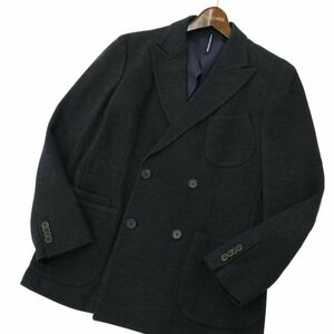 THE SUIT COMPANY スーツカンパニー Begin 秋冬 背抜き ウール★ ダブル テーラード ジャケット ブレザー Sz.170　メンズ　A3T13845_B#N