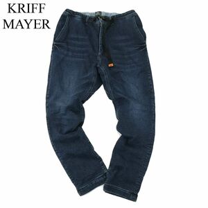 KRIFF MAYER クリフメイヤー 裏起毛 防風★ アタタカ クライミング デニム パンツ ジーンズ Sz.XL メンズ 大きい アウトドア　A3B05391_B#Q