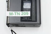 [M-TN 209] SONY　TCM-57　ソニー　カセットコーダー　ジャンク品_画像7