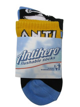 新品☆即決 ANTIHERO アンタイヒーロー ROAD TO NOWHERE SOCKS 靴下 黒x水色 SIZE:FREE(27cm前後の方対応).アンチヒーロー spitfire gx1000_画像4