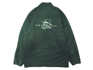 即決☆初期 HARDLUCK HARD LUCK ハードラック ワークジャケット 緑 SIZE:M.the driven 100% skateboarder felem jason jessee sinners 