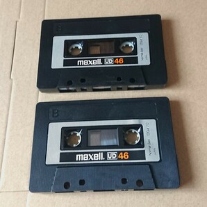 maxell カセットテープ ノーマルテープ Normal UD46×2本 ツメ有 中古品の画像3