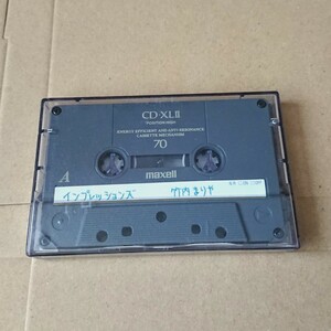 maxell カセットテープ ハイポジションテープ HIGH POSITION CD-XLⅡ70×1本 ツメ有り 中古品