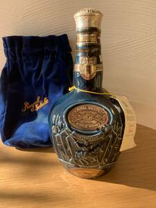 ＊780 未開栓 ROYALSALUTE ロイヤルサルート 21年 40% 750ml 巾着付き 残量少 スコッチウイスキー