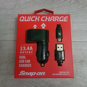 *送料無料*キレイ☆Snap-on スナップオン USB カーチャージャー BWL2830CCB BA234 クイックチャージ QUICK CHARGE☆