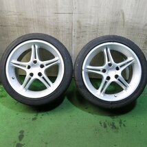 [送料無料]2本価格★AVS 215/45R17 ブリヂストン ポテンザ RE-01R 社外 アルミ 17インチ PCD114.3/5H★3053002Hノ_画像1