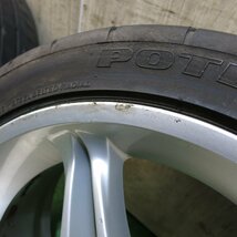 [送料無料]2本価格★AVS 215/45R17 ブリヂストン ポテンザ RE-01R 社外 アルミ 17インチ PCD114.3/5H★3053002Hノ_画像6