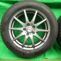 [送料無料]超バリ溝！9.5分以上★LOXARNY SPORT BADX 215/60R17 スタッドレス グッドイヤー アイスナビ6 PCD114.3/5H★3062402Iス_画像2