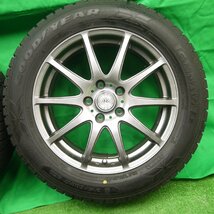 [送料無料]超バリ溝！9.5分以上★LOXARNY SPORT BADX 215/60R17 スタッドレス グッドイヤー アイスナビ6 PCD114.3/5H★3062402Iス_画像3