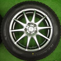 [送料無料]超バリ溝！9.5分以上★LOXARNY SPORT BADX 215/60R17 スタッドレス グッドイヤー アイスナビ6 PCD114.3/5H★3062402Iス_画像4