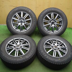 *送料無料*バリ溝！22年！キレイ！9.5分以上★スタッドレス 195/65R15 ブリヂストン VRX2 BALMINUM バルミナ PCD114.3/5H★3102507Hス