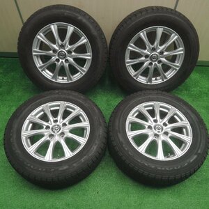 [送料無料]バリ溝！9分★スタッドレス 215/65R16 グッドイヤー アイスナビ ZEA2 JOKER weds ジョーカー 16インチ PCD114.3/5H★3071202SYス