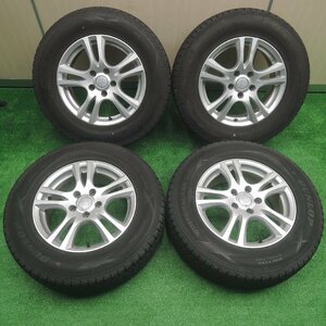 [送料無料]バリ溝！9.5分★スタッドレス 215/70R16 ダンロップ ウインターマックス SJ8 EuroSpeed MANARAY PCD114.3/5H★3070709SYス