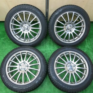 *送料無料*バリ溝！キレイ！9.5分★スタッドレス 215/50R17 ブリヂストン ブリザック VRX2 ECO FORME PCD114.3/5H★3110308イス