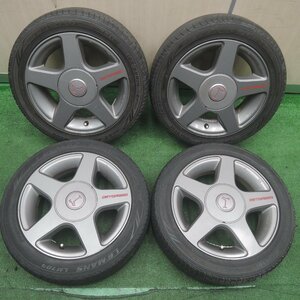 4本価格★ダイハツ シャレード デトマソ 純正 165/55R14 ダンロップ LE MANS LM704 14インチ PCD100/4H★