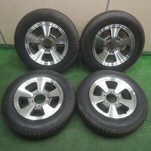 超バリ溝！キレイ！ほぼ10分★スズキ ジムニー 純正 175/80R16 ファルケン LANDAIR/CT02 16インチ PCD139.7/5H★