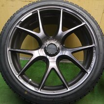 バリ溝！キレイ！9.5分★RAYS HOMURA 2×5S 225/40R18 スタッドレス ブリヂストン ブリザック VRX2 レイズ ホムラ PCD114.3/5H★_画像2