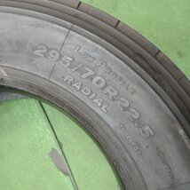 新車外し！22年！ほぼ未使用★トラック タイヤ 295/70R22.5 151/148J ブリヂストン R173 22.5インチ★_画像4