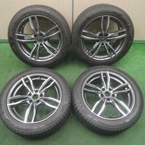 *送料無料*バリ溝！20年！キレイ！9.5分★BMW ベンツ 等 MAK LUFT FF 245/45R18 スタッドレス ブリヂストン VRX2 PCD112/5H★3111401TNス