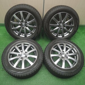 [送料無料]バリ溝！9.5分★アウディ等 Team Sparco 205/55R16 スタッドレス ブリヂストン VRX CRIMSON スパルコ PCD112/5H★3090804SYス