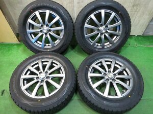 [送料無料]バリ溝！19年！9.5分以上★スタッドレス 195/65R15 ダンロップ ウインターマックス WM01 ZACK JP-110 PCD100/5H★3011102Hス