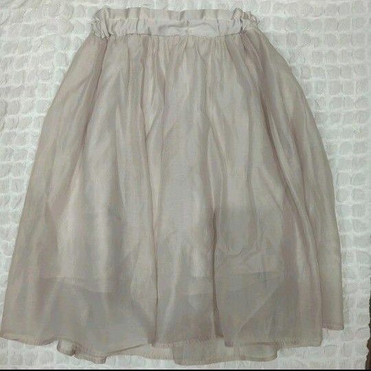【GU】ギャザースカート　キッズ　110cm
