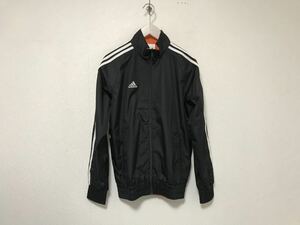 新品未使用本物アディダスadidasナイロンジップリバーシブルロゴ長袖ジャケットメンズサーフアメカジワークスポーツゴルフ黒ブラックL