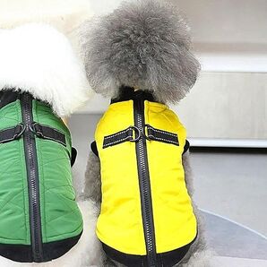 ☆新品・未使用☆犬用ダウン風ベスト 犬服 秋冬犬服 Sサイズ Mサイズ