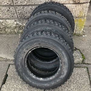 スパイクタイヤ　ダンロップ SP SPORTS 51-R 165/80R13 4本セット　中古3N