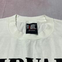 90s NIRVANA スマイリー Tシャツ ニルヴァーナ White X Lサイズ_画像4