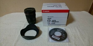 Canon EF 17-40㎜ f4L USM 美品