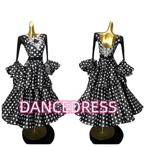 NEW 社交ダンスドレス・モダンドレス・スタンダードドレス オーダーメイド、サイズ撰択可 新品 最高品質modern-583