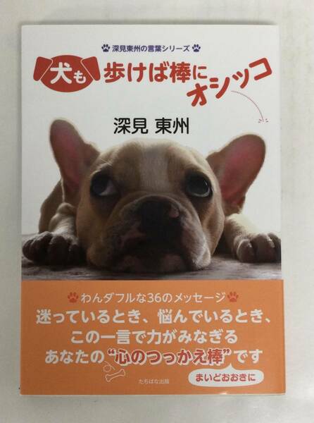 23AN-232 未使用品 本 書籍 犬も歩けば棒にオシッコ 深見東州 たちばな出版 ワールドメイト 