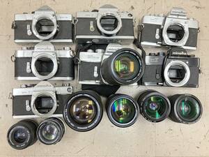 【大量10個以上】 ミノルタ Minolta SR-7 SRT Super MD Zoom 等 フィルムカメラボディ レンズセット 大量 まとめ ジャンク D116