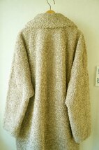 ★ZARA　ザラ*秋冬ゆったり　モコモコ　ファー生地コート　ジャケット　/ベージュ茶系*　古着のgplus広島 2311t5_画像5