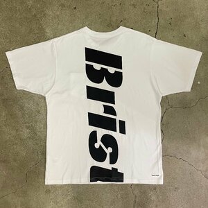 美品 FCRB BIG LOGO POCKET TEE エフシーアールビー ビッグ ロゴ ポケット Tシャツ ホワイト