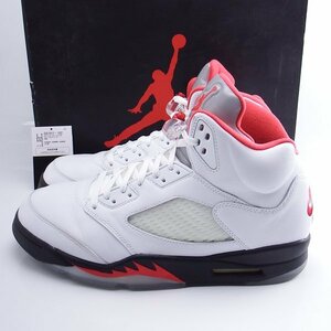 NIKE AIR JORDAN5 RETRO FIRE RED DA1911-102 US12 30cm ナイキ エア ジョーダン5レトロ ファイアレッド