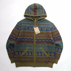 未使用品 Supreme The North Face Zip Up Hooded Sweater Olive L シュプリーム ノースフェイス フードセーター