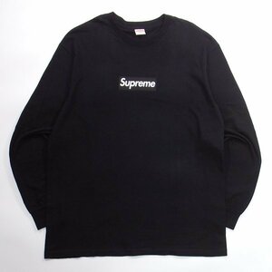 Supreme Box Logo L/S Tee Black L シュプリーム ボックスロゴ Tシャツ ブラック