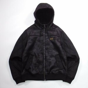 EA7 EMPORIO ARMANI フェイクムートン ボアジャケット XL エンポリオアルマーニ