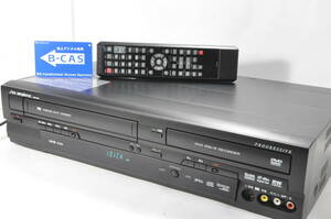 ★地デジ対応★極上美品 DXアンテナ DXR150V VHS⇔DVD ダビOKビデオデッキ！リモ付 ダビ動作写真有♪