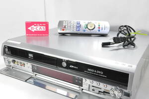 ★超絶美品★地デジ パナソニック DMR-EX250V VHS⇔DVD⇔HDD ダビOKビデオデッキ！リモ付 ダビ動作写真有♪