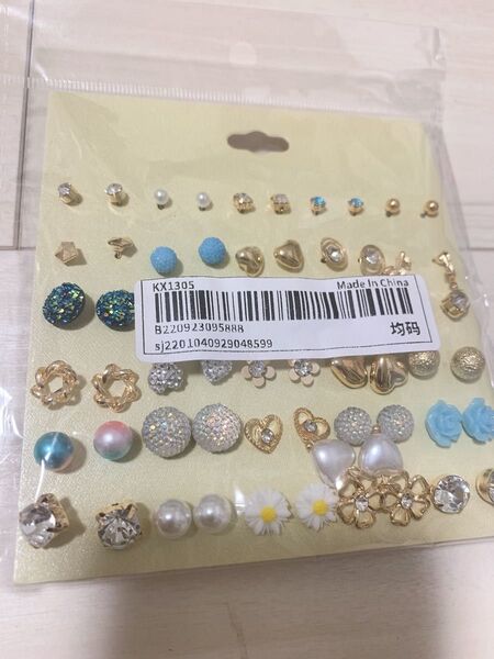 新品未使用 未開封 ピアスまとめ売り 韓国SHEIN シーイン 画像3おまけ付き