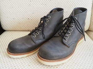 ★USA製 RED WING レッドウィング 8190 チャコール ラフ＆タフ ワーク ブーツ★7.5D★Charcoal Rough&Tough★アイリッシュセッター★
