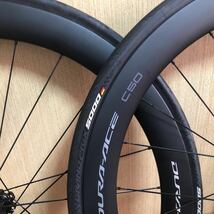 シマノ　DURA-ACE（デュラエース）WH-R9270-C50-TL DISC チューブレスホイール 前後セット 12s専用 中古美品_画像10