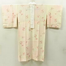 ★着物10★ 1円 絹 長襦袢 唐子 袖無双 身丈125cm 裄65cm [同梱可] ☆☆_画像2