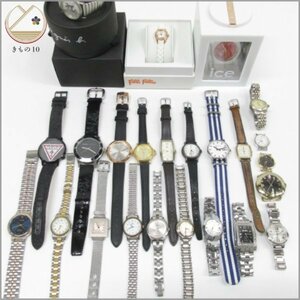 着物10 CITIZEN/FURLA/YSL/MARC JACOBS/他 クォーツ 腕時計 大量 まとめ 24点 セット レディース ジャンク ブランド品 [同梱可] ☆☆☆☆☆