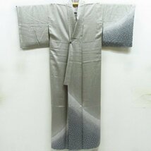 ★着物10★ 1円 絹 付下げ 絞り 作家物 袷 身丈152cm 裄63cm [同梱可] ☆☆☆_画像10